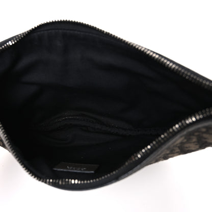 Christian Dior Oblique Saddle Belt Pouch Blue 5 of 11