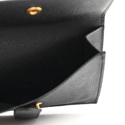Hermes Epsom Mini Bearn Wallet Black 7 of 8
