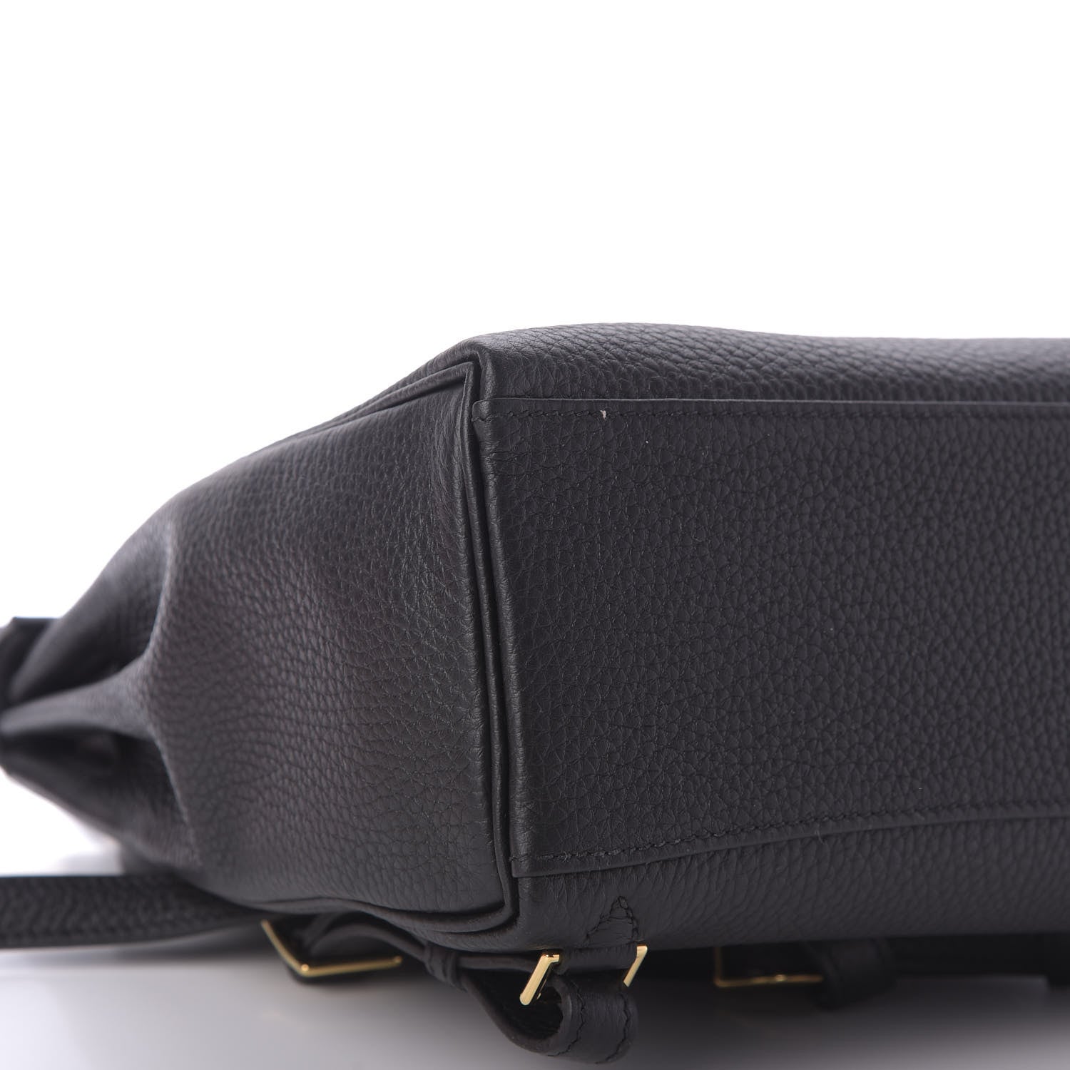 Hermes Taurillon Clemence Kelly Ado Backpack Black 7 of 9