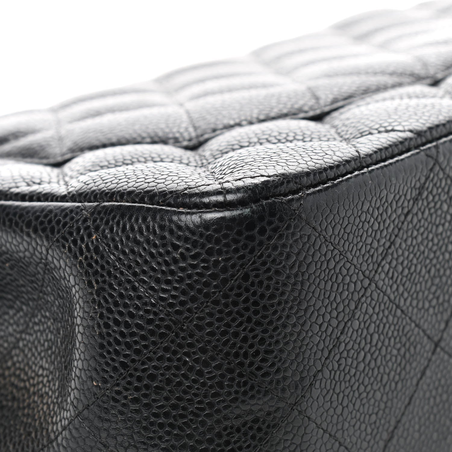 Chanel Caviar Quilted Jumbo Double Flap Black 8 of 18