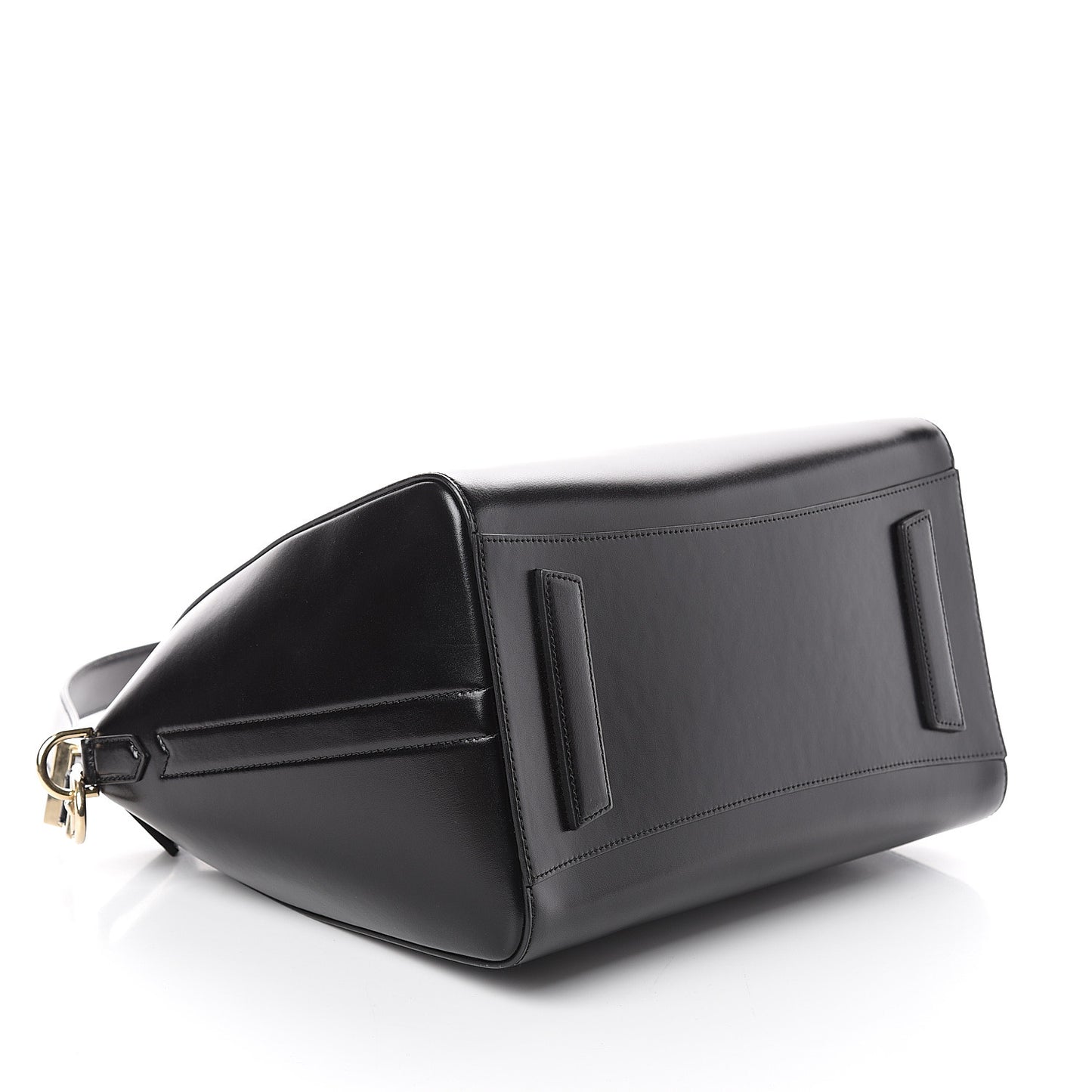 Shiny Lord Calfskin Medium Antigona Black