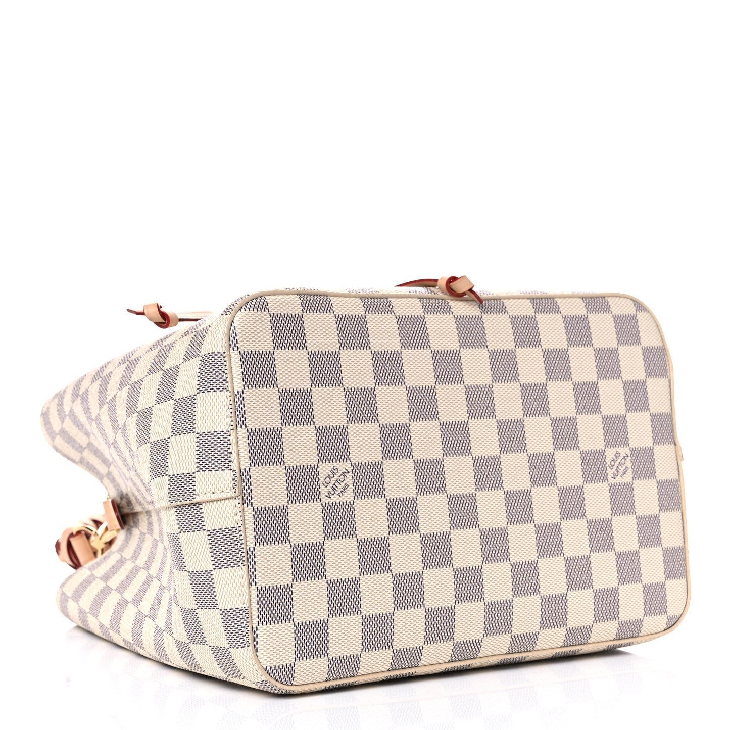 Damier Azur Braided Neonoe MM Peach Cream