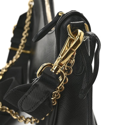 Prada Saffiano Lux Re-Edition 2005 Shoulder Bag Black 13 of 15