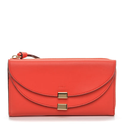 Chloe Calfskin Georgia Flap Wallet Poppy 1 of 9