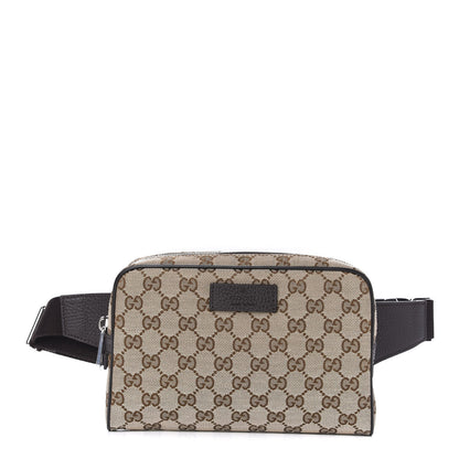 Gucci Monogram Belt Bag Dark Brown 1 of 11