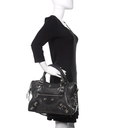 Balenciaga Agneau Giant 21 Silver Hardware City Black 2 of 12