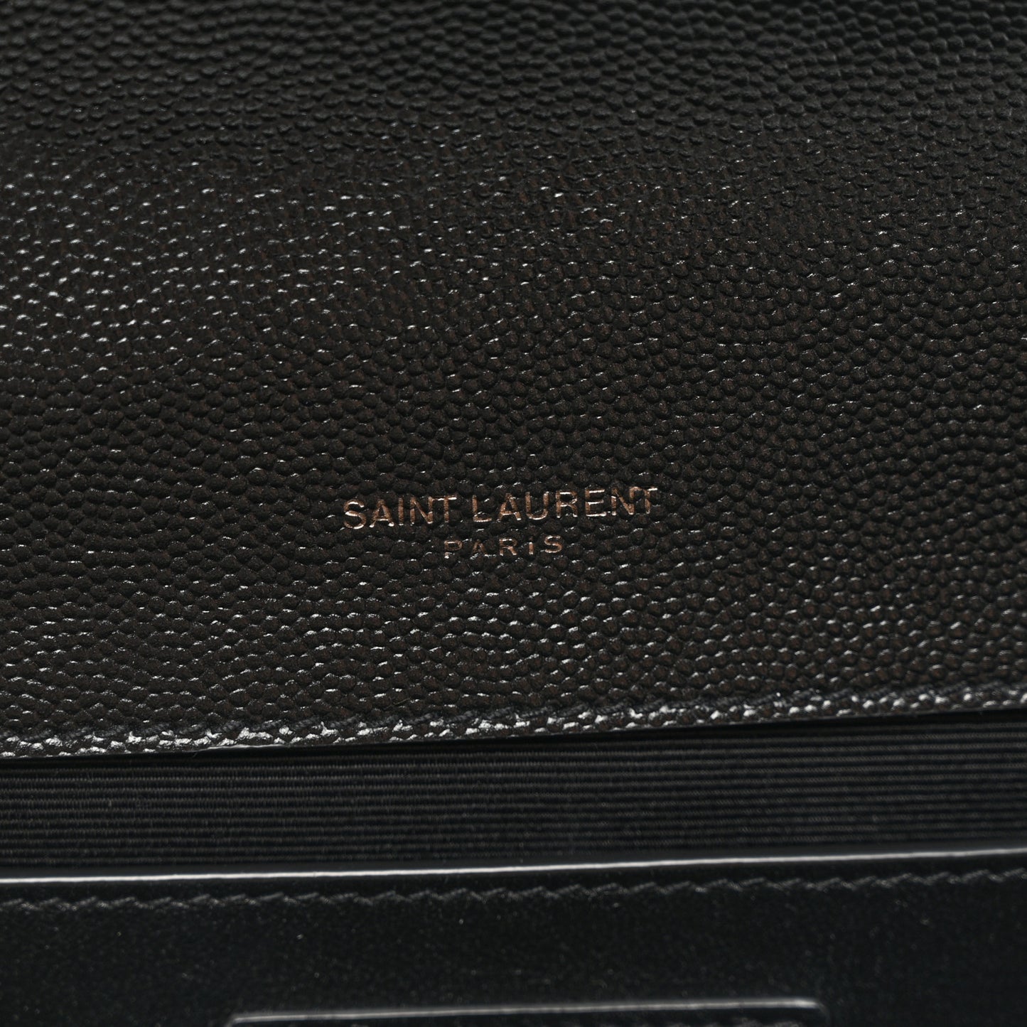 Grain De Poudre Textured Mixed Matelasse Triquilt Medium Monogram Monochrome Satchel Black