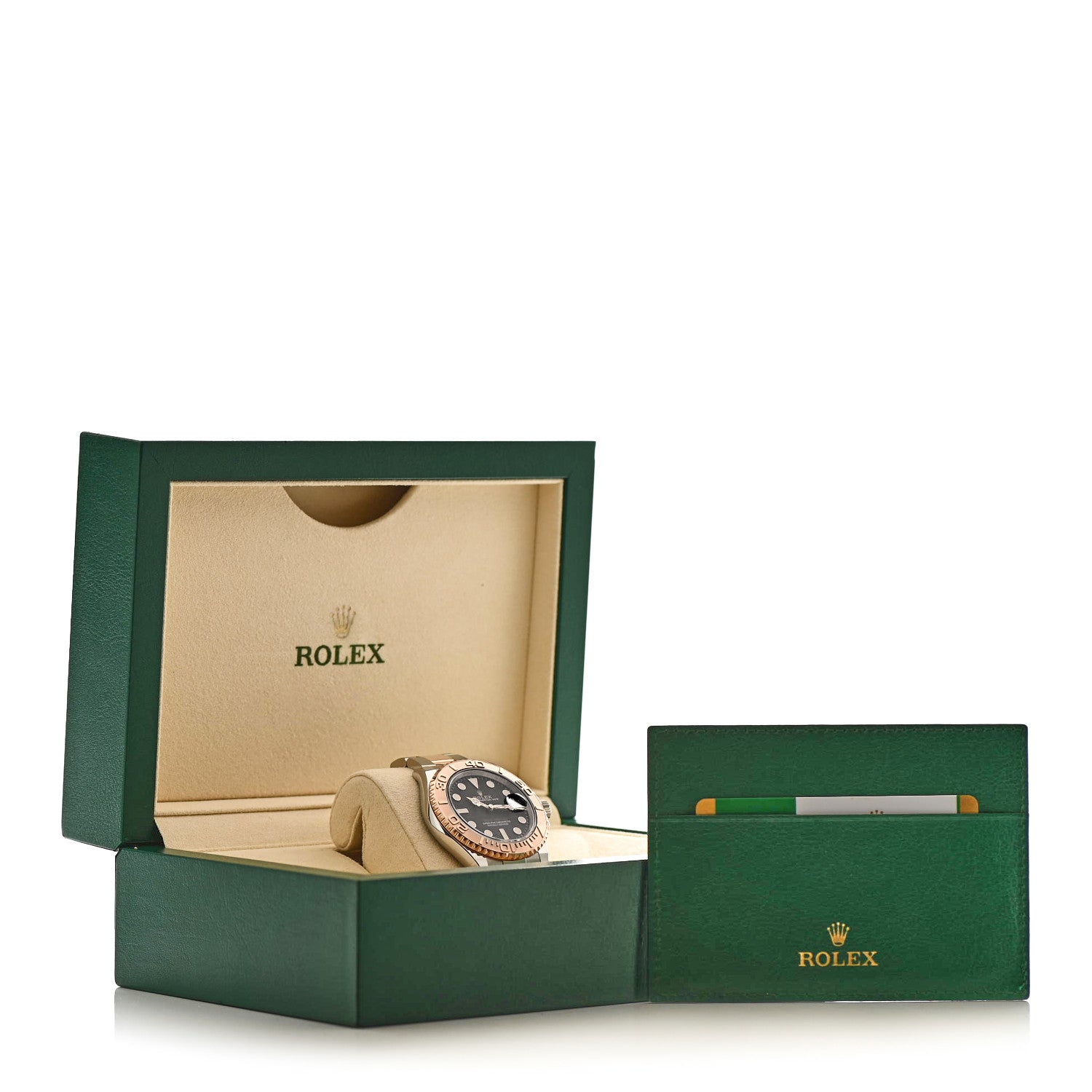 Rolex Stainless Steel 18K Everose Gold 40mm Yacht-Master Watch Black 116621 5 of 5