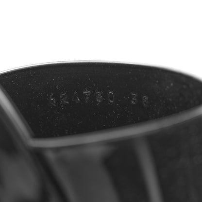 Gucci Rubber Gucci Logo Womens Platform 20/60mm Slide Sandals 38 Black 8 of 13