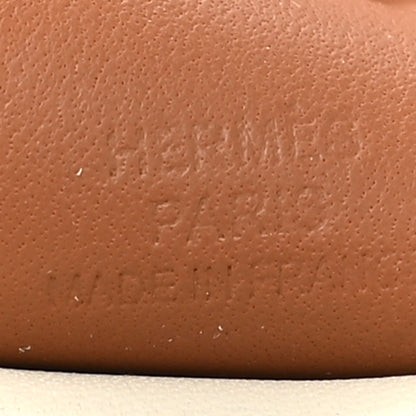 Hermes Milo Lambskin Grigri Rodeo Pegase Horse Bag Charm PM Craie Vert Fizz Gold 4 of 4