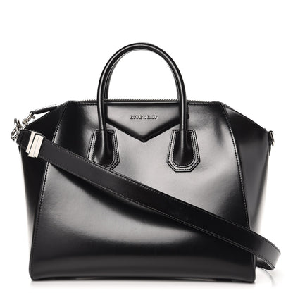 Givenchy Shiny Lord Calfskin Medium Antigona Black 1 of 11