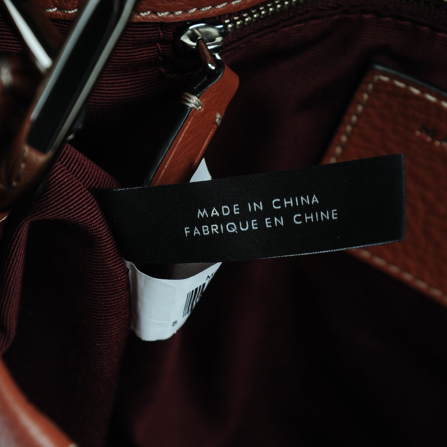 Grained Calfskin Maverick Hobo Cognac