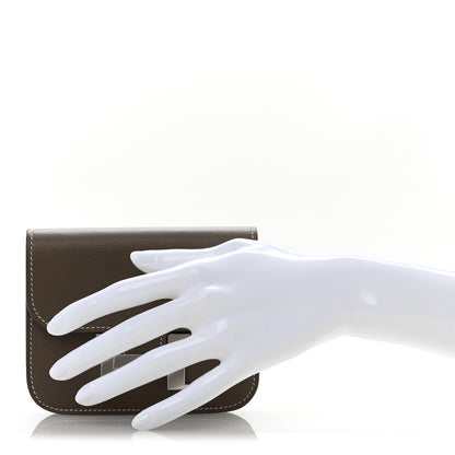 Hermes Evercolor Constance Slim Wallet Etoupe 2 of 10