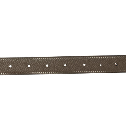 Hermes Swift Epsom 24mm Mini Constance H Belt 90 36 Etoupe Gold 4 of 5