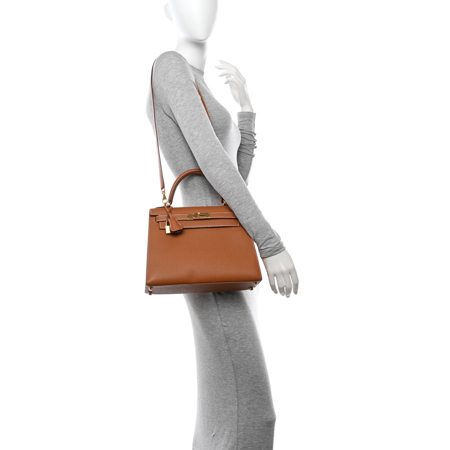 Hermes Epsom Kelly Sellier 28 Gold 2 of 11