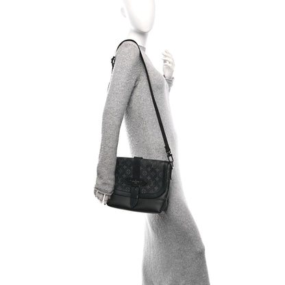Louis Vuitton Monogram Eclipse Saumur Messenger NV Black 2 of 9