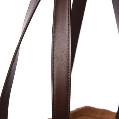 Saint Laurent Raffia Calfskin Medium Panier Tote 9 of 10