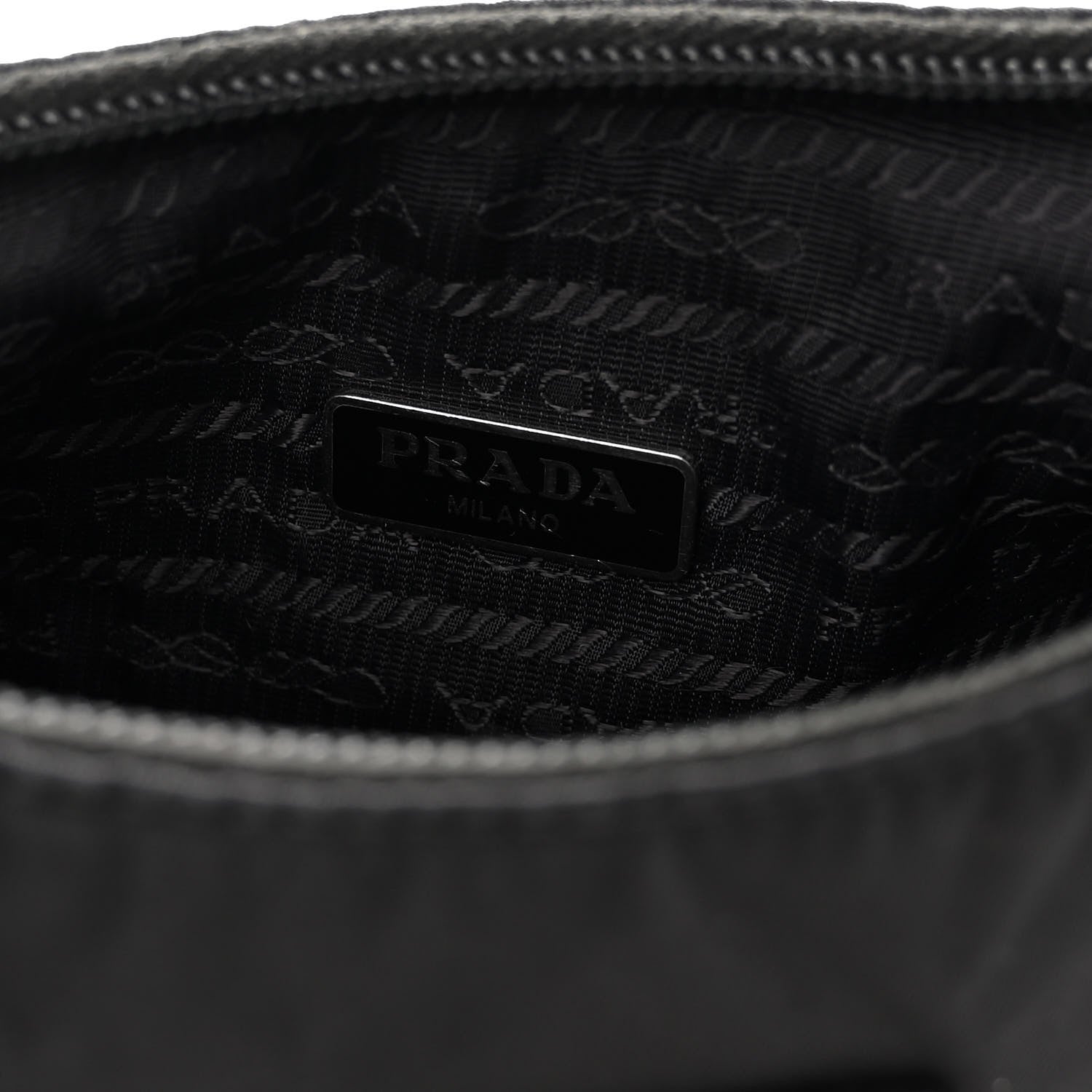Prada Tessuto Nylon Mini Re-Edition 2000 Bag Black 6 of 10