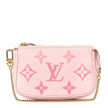 Louis Vuitton Empreinte Monogram Giant By The Pool Mini Pochette Accessories Bouton De Rose 1 of 10