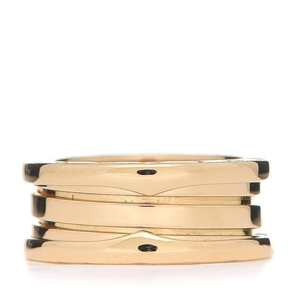 Bulgari 18K Yellow Gold B.Zero1 Three-Band Ring 53 6.5 3 of 5