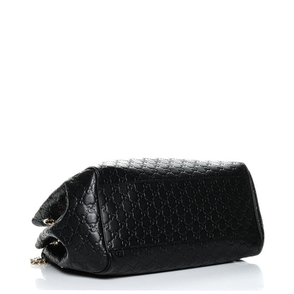 Gucci Guccissima Medium Emily Shoulder Bag Black 4 of 7