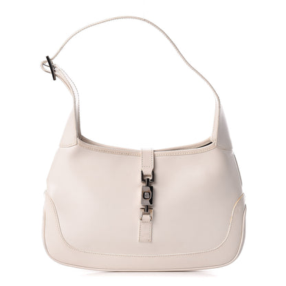 Gucci Calfskin Small Jackie O Hobo White 1 of 22