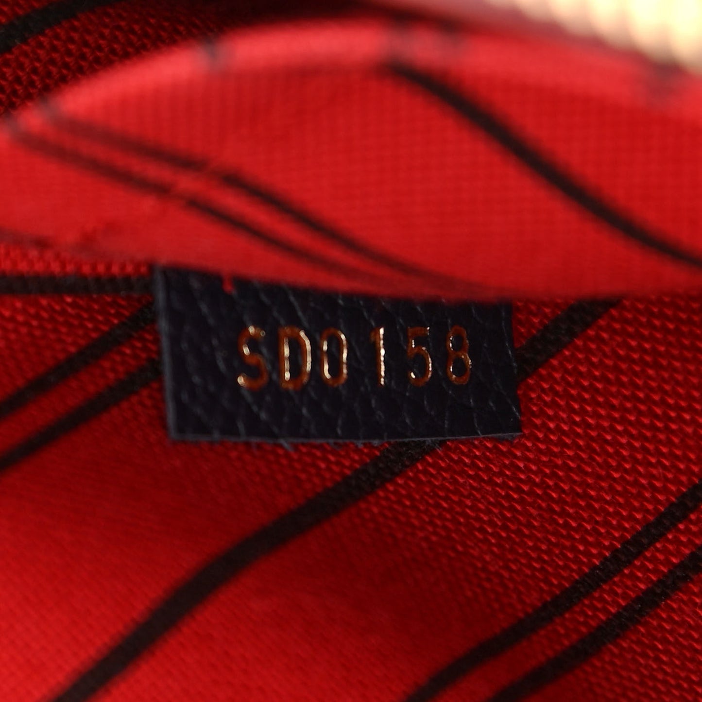 Empreinte Montaigne GM Marine Rouge