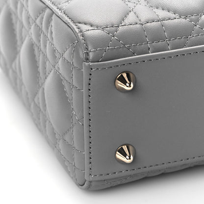 Christian Dior Lambskin Cannage Small My ABC Dior Lady Dior Grey 7 of 8
