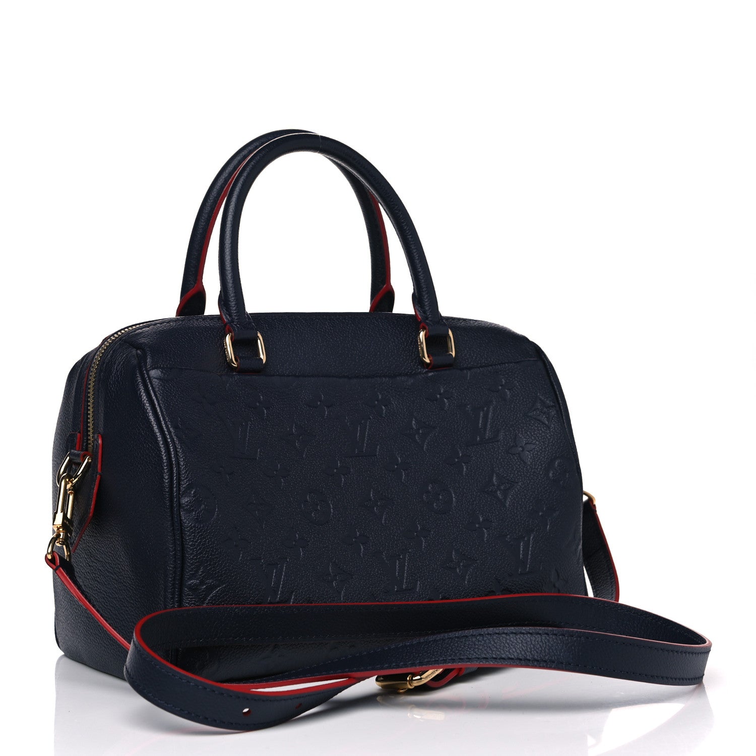 Louis Vuitton Empreinte Speedy Bandouliere 25 NM Marine Rouge 2 of 10
