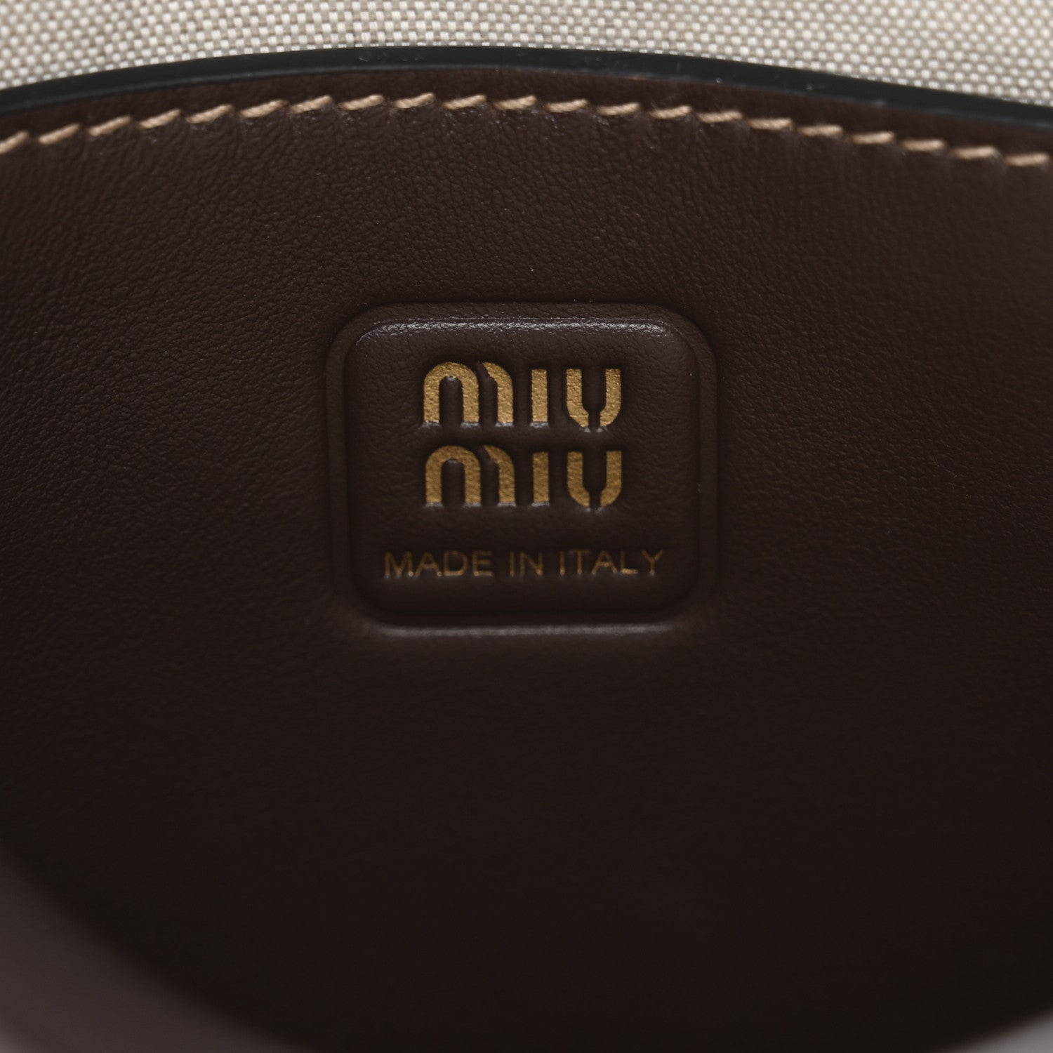 Miu Miu Nappa Mini Ivy Bag Briarwood 6 of 9