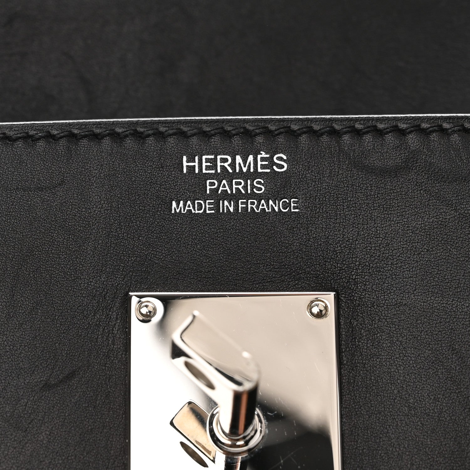Hermes Hunter Criss Viking Evergrain Flag HAC Birkin 40 Ecru Black 6 of 10