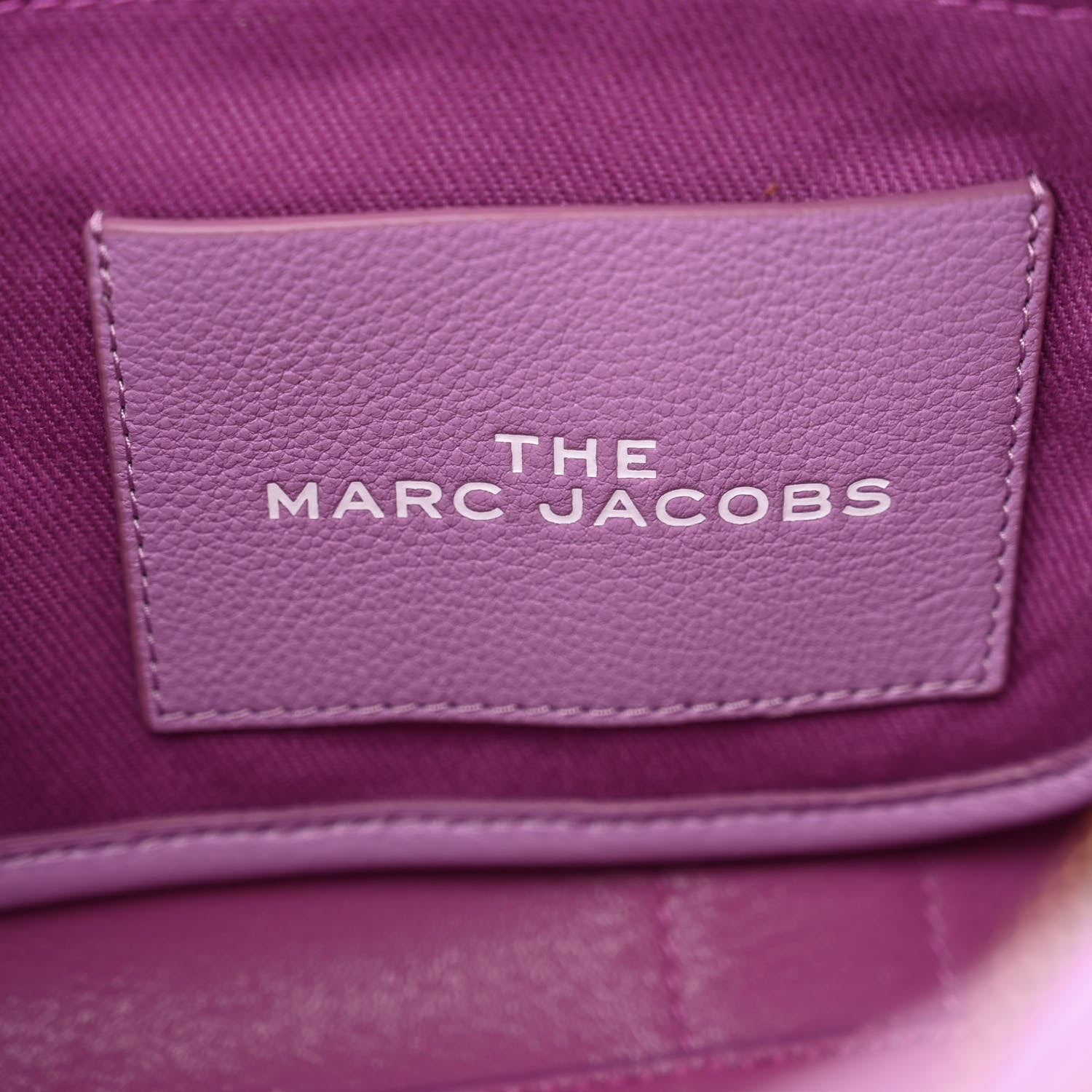 Marc Jacobs Grained Calfskin Small The Tote Bag Regal Orchid 6 of 15
