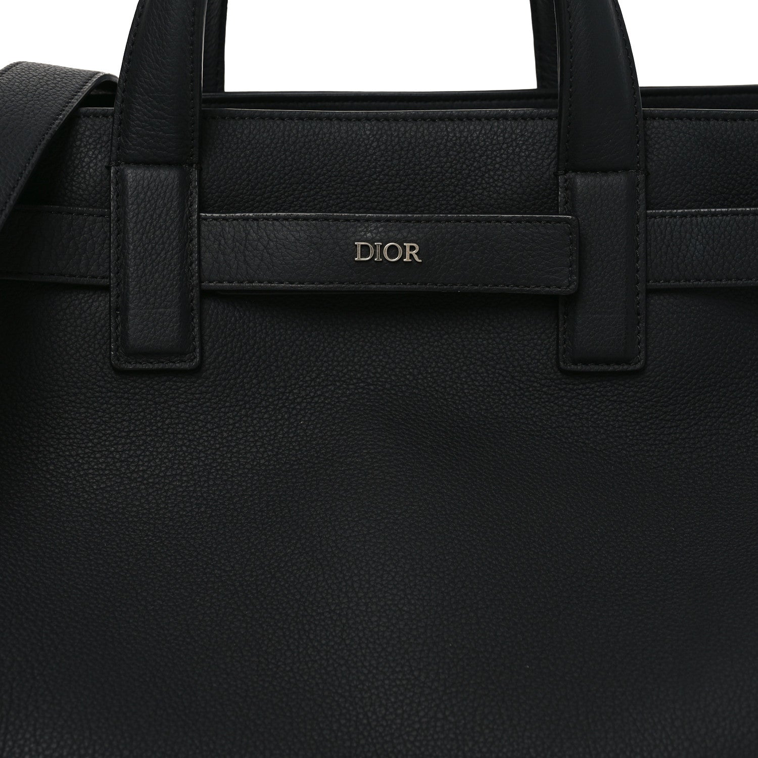Christian Dior Icons Calfskin Medium Normandie Tote Black 8 of 10