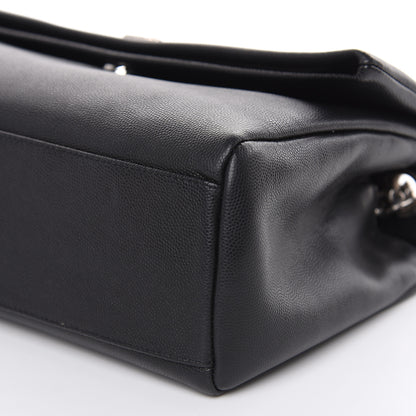 Saint Laurent Grain De Poudre Medium West Hollywood Monogram Fold-Over Black 9 of 14