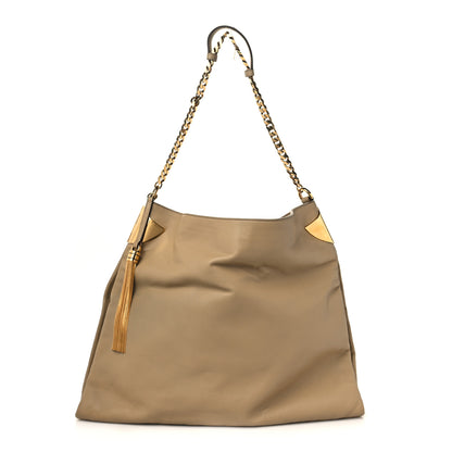 Gucci Lambskin 1970 Large Shoulder Bag Beige 1 of 9