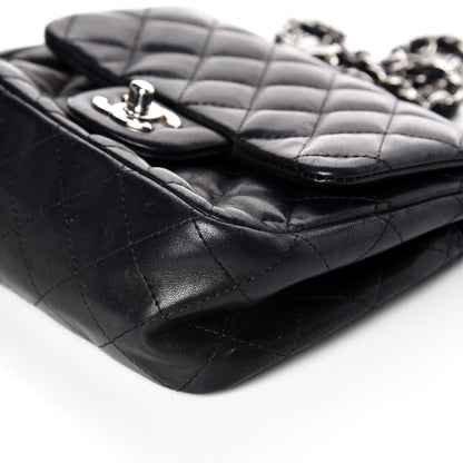 Chanel Lambskin Quilted Mini Square Flap Black 6 of 10