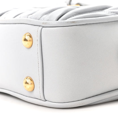 Miu Miu Nappa Matelasse Small Arcadie Cornflower 10 of 11