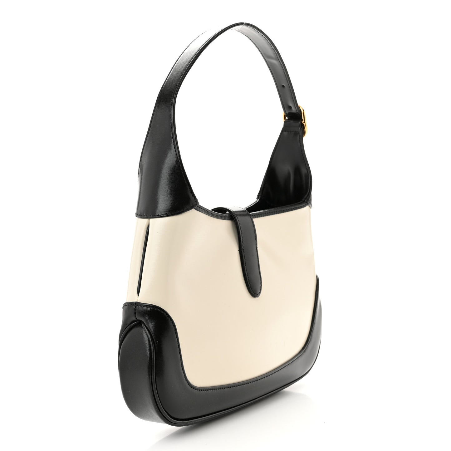 Boarded Dyana Lux Calfskin Bi-Color Small Jackie 1961 Hobo Mystic White Black