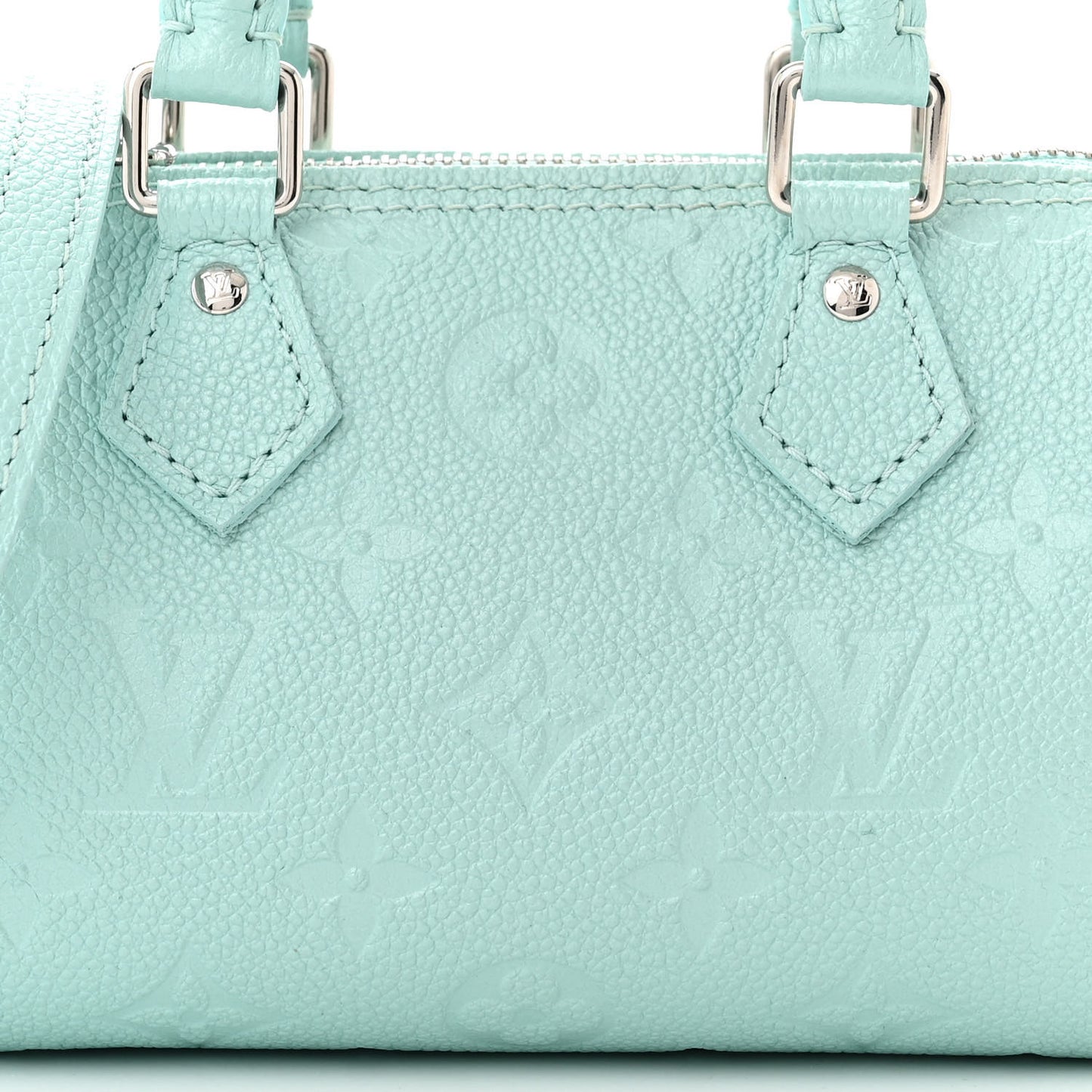 Empreinte Monogram Nano Speedy Pearly Lagoon Turquoise