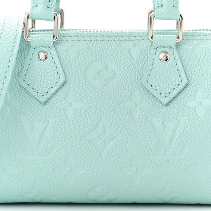 Louis Vuitton Empreinte Monogram Nano Speedy Pearly Lagoon Turquoise 7 of 9