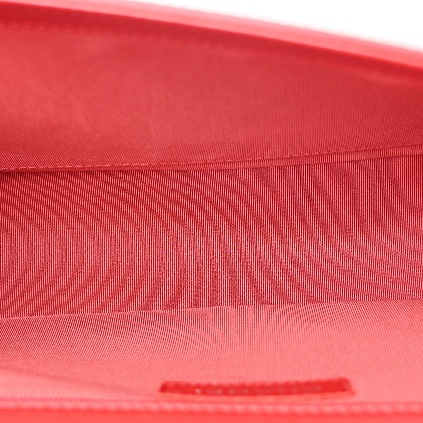 Calfskin Quilted New Medium Boy Flap Red