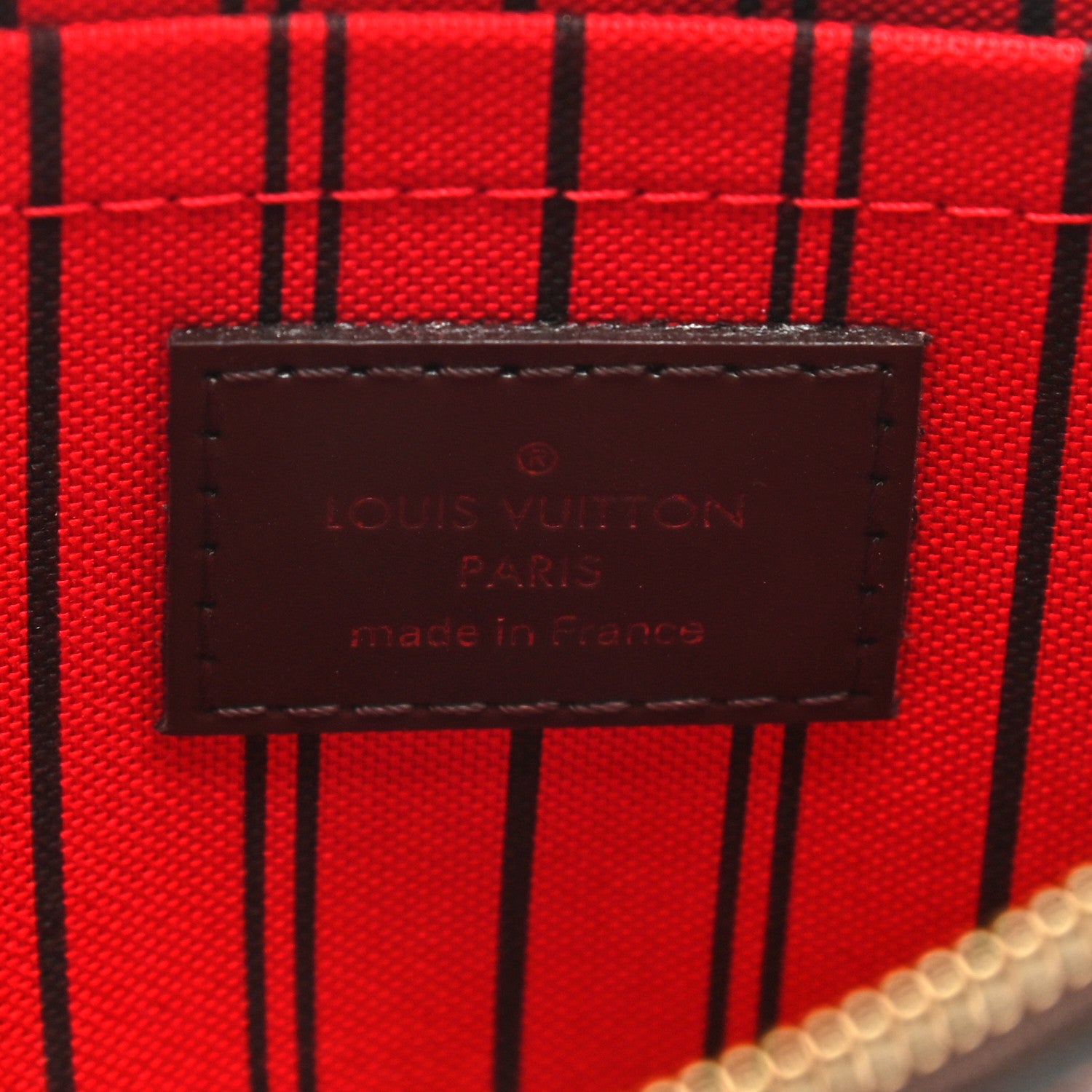 Louis Vuitton Damier Ebene Neverfull MM GM Pochette 6 of 7