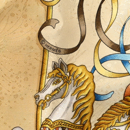 Hermes Silk Luna Park Scarf 90 3 of 4