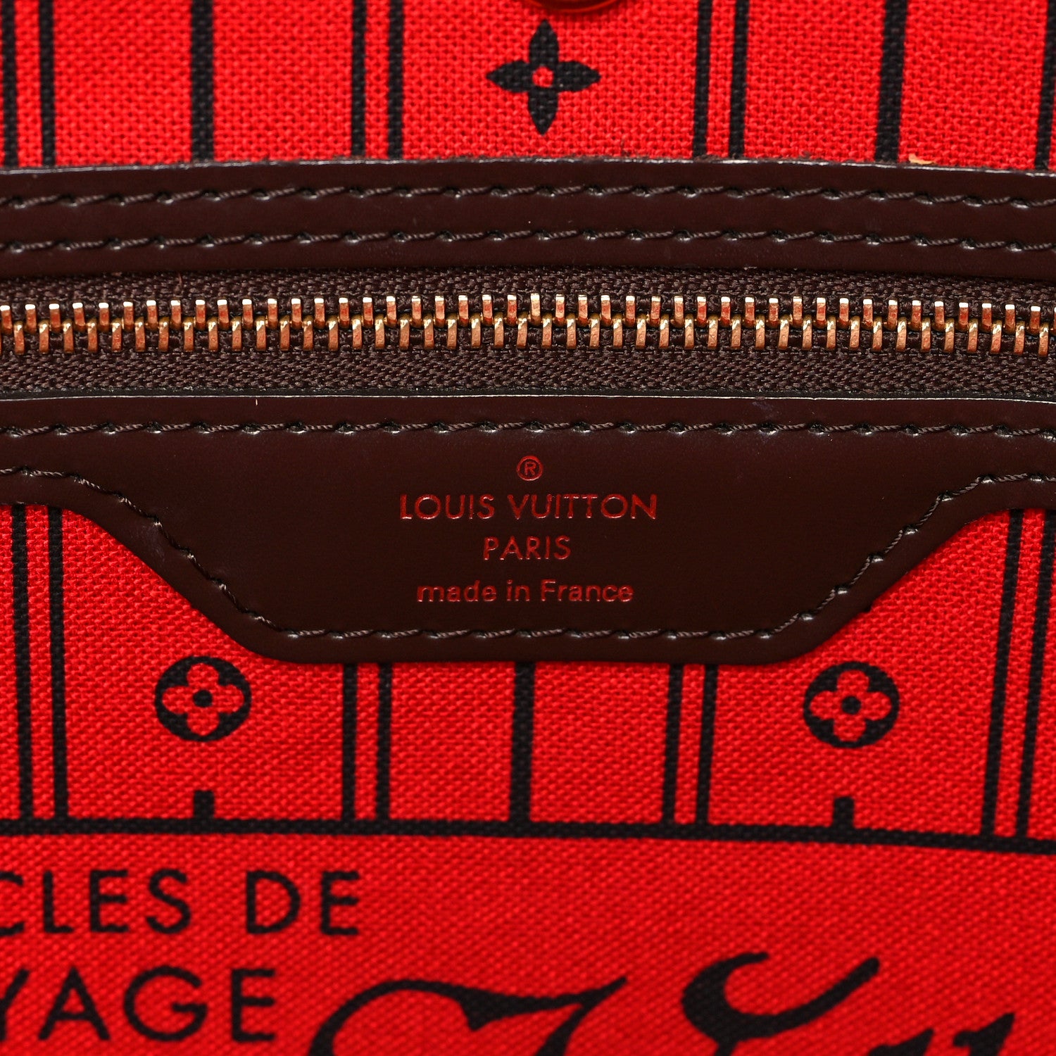 Louis Vuitton Damier Ebene Neverfull MM 6 of 9