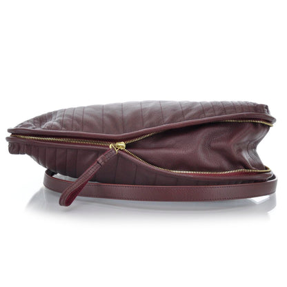 Lanvin Goatskin Amalia Bucket Bag Aubergine 6 of 9