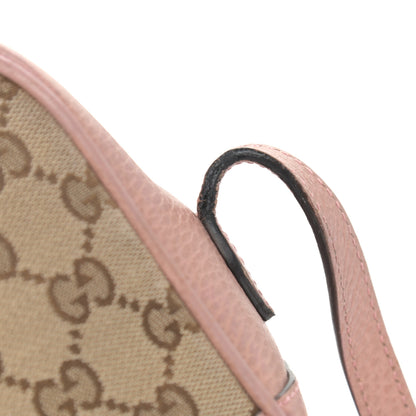 Gucci Monogram Mini Bree Messenger Bag Beige Soft Pink 13 of 14
