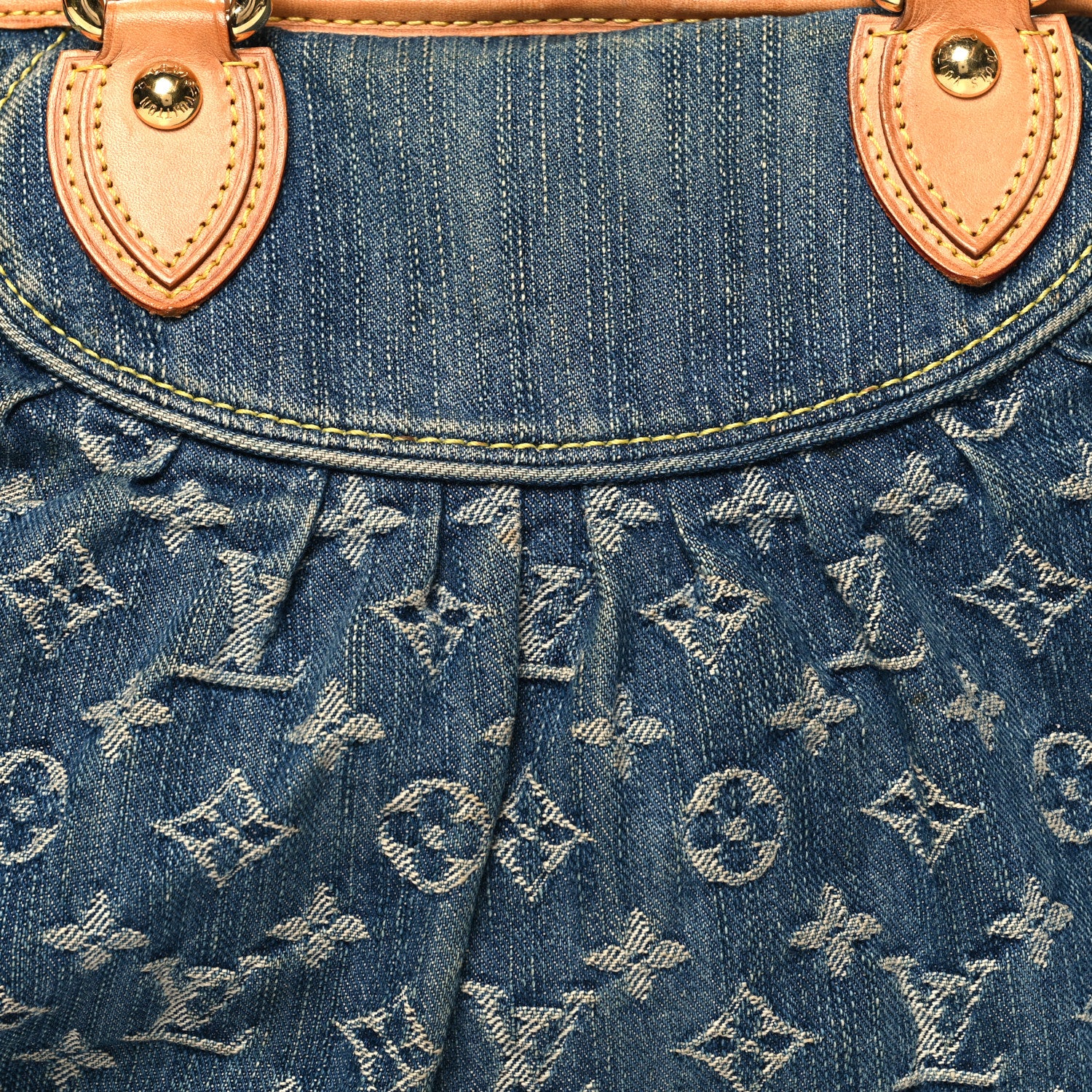 Louis Vuitton Denim Neo Cabby MM Blue 7 of 11