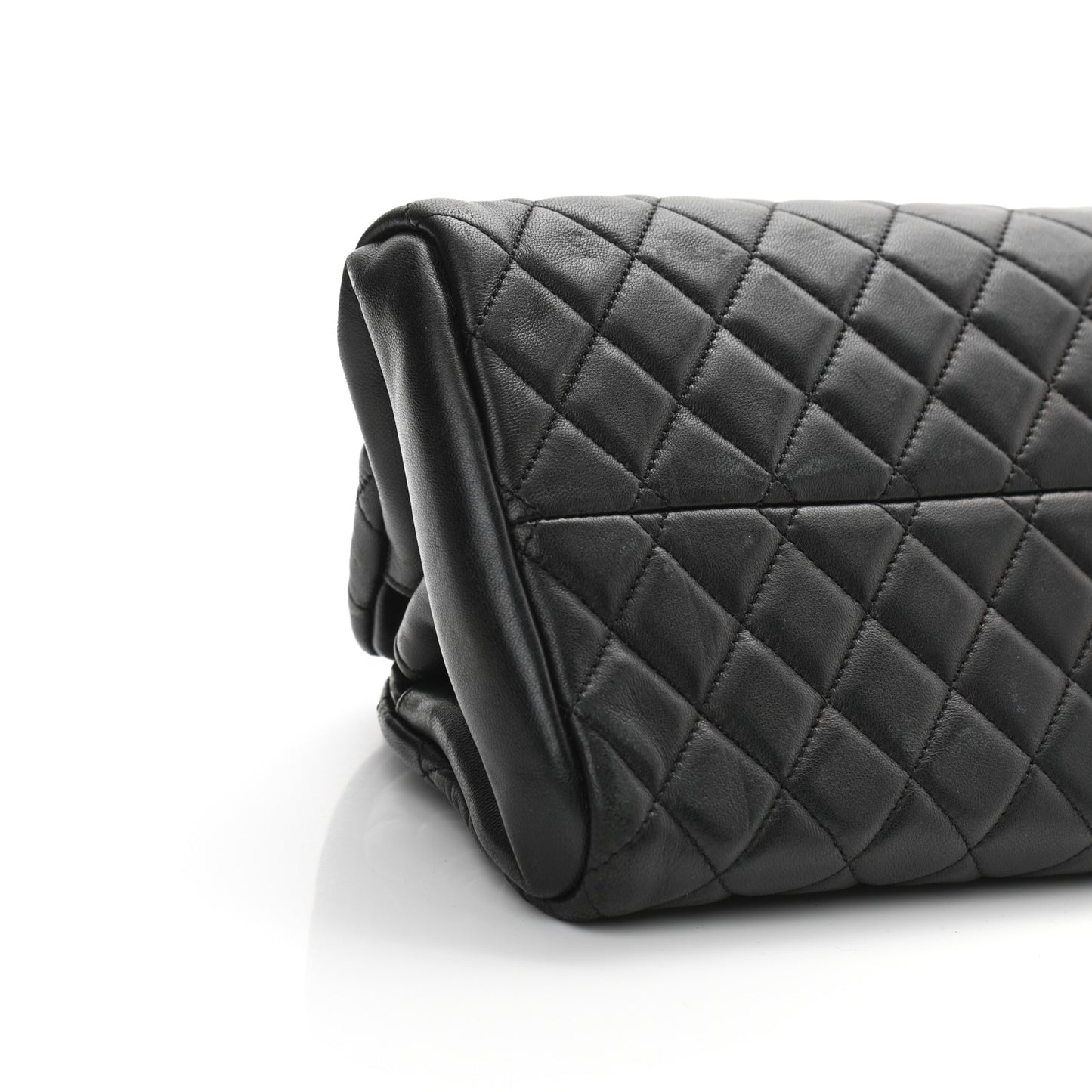 Lambskin Quilted Medium Just Mademoiselle Black