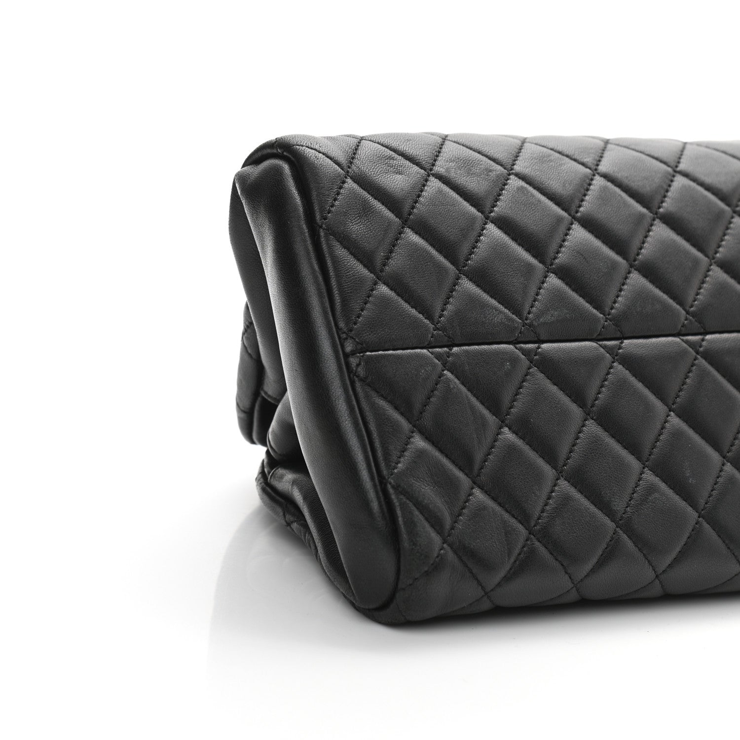 Chanel Lambskin Quilted Medium Just Mademoiselle Black 9 of 14