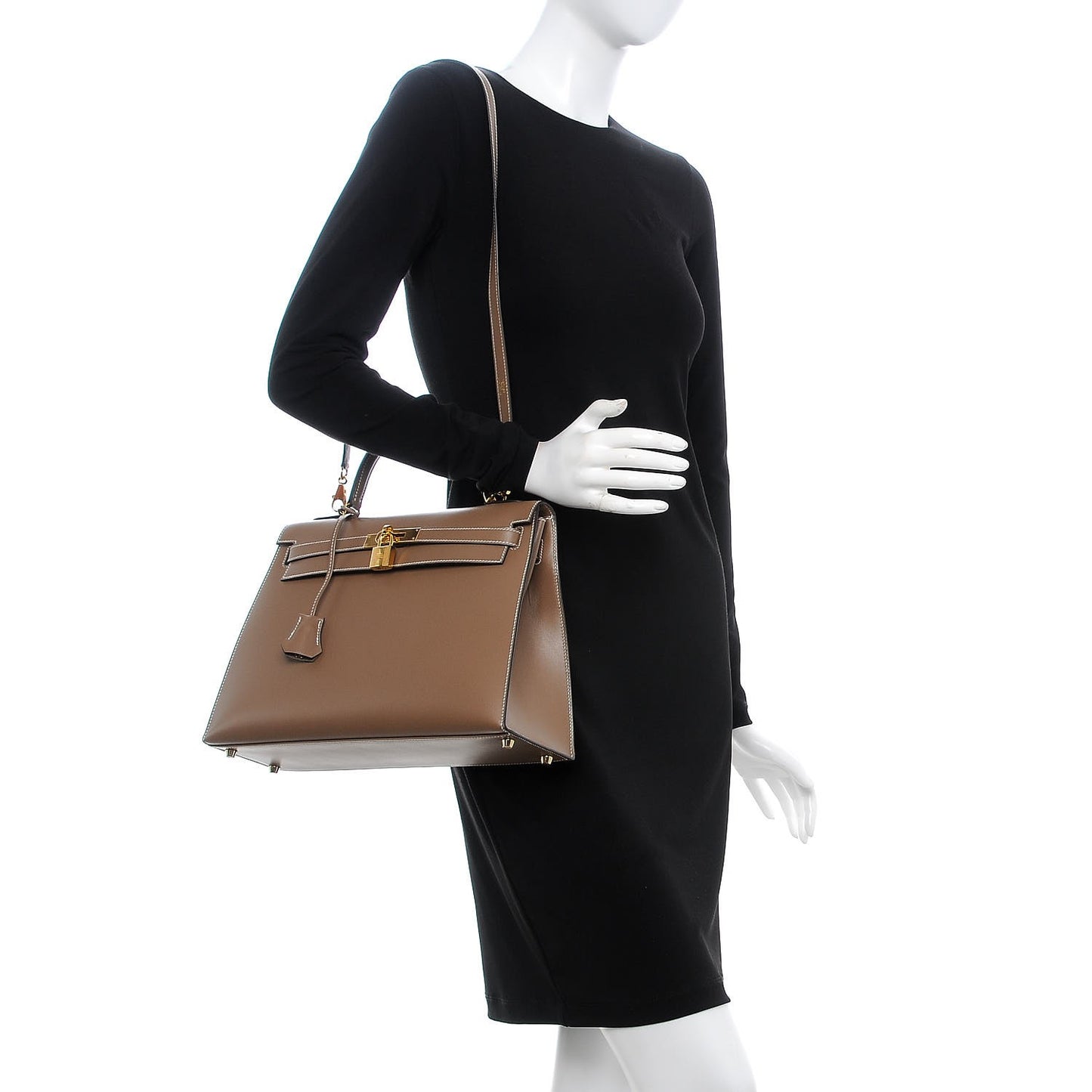 Tadelakt Sellier Kelly 32 Etoupe
